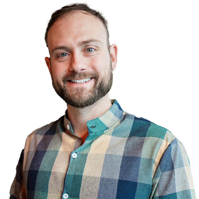 man smiling at camera
