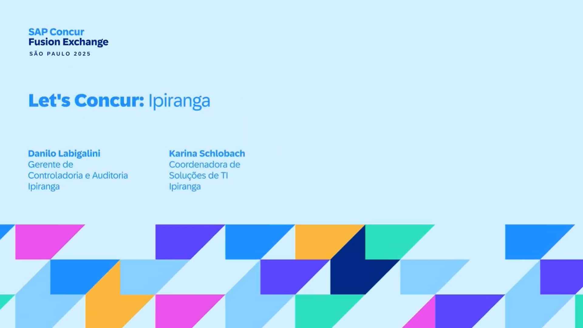 <span>Let's Concur: Ipiranga</span>

