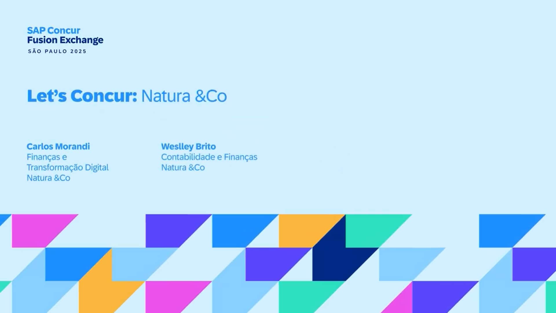 <span>Let's Concur: Natura &Co</span>
