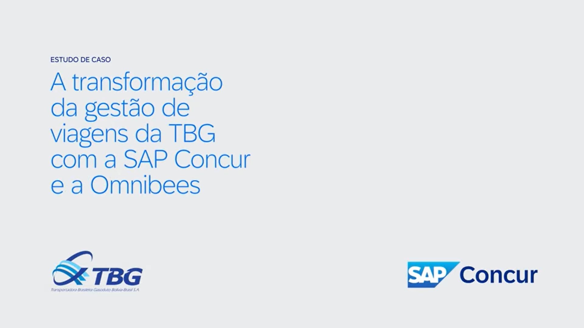 <span>TBG é referência em inovação com integração pioneira entre SAP Concur e Omnibees</span>
