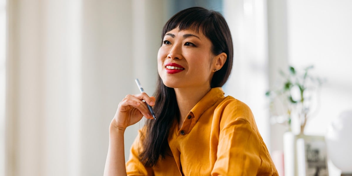 professional woman smiling