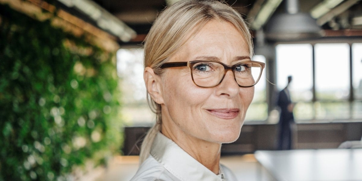 professional woman smiling