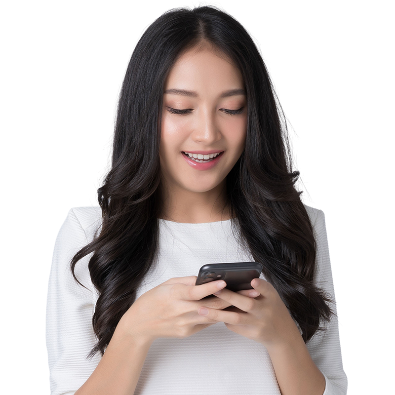 business professional using mobile phone