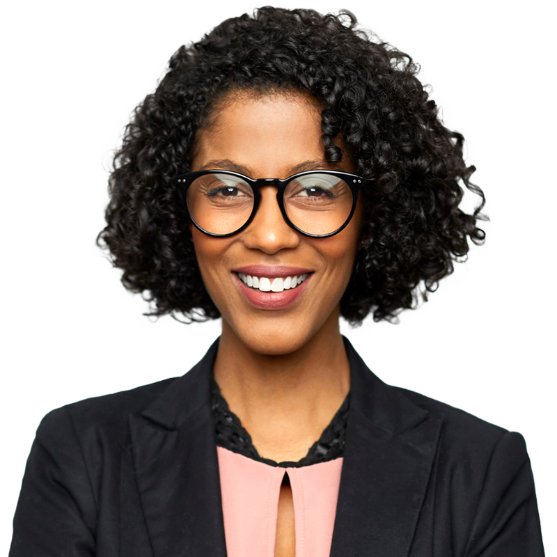 Woman in suit