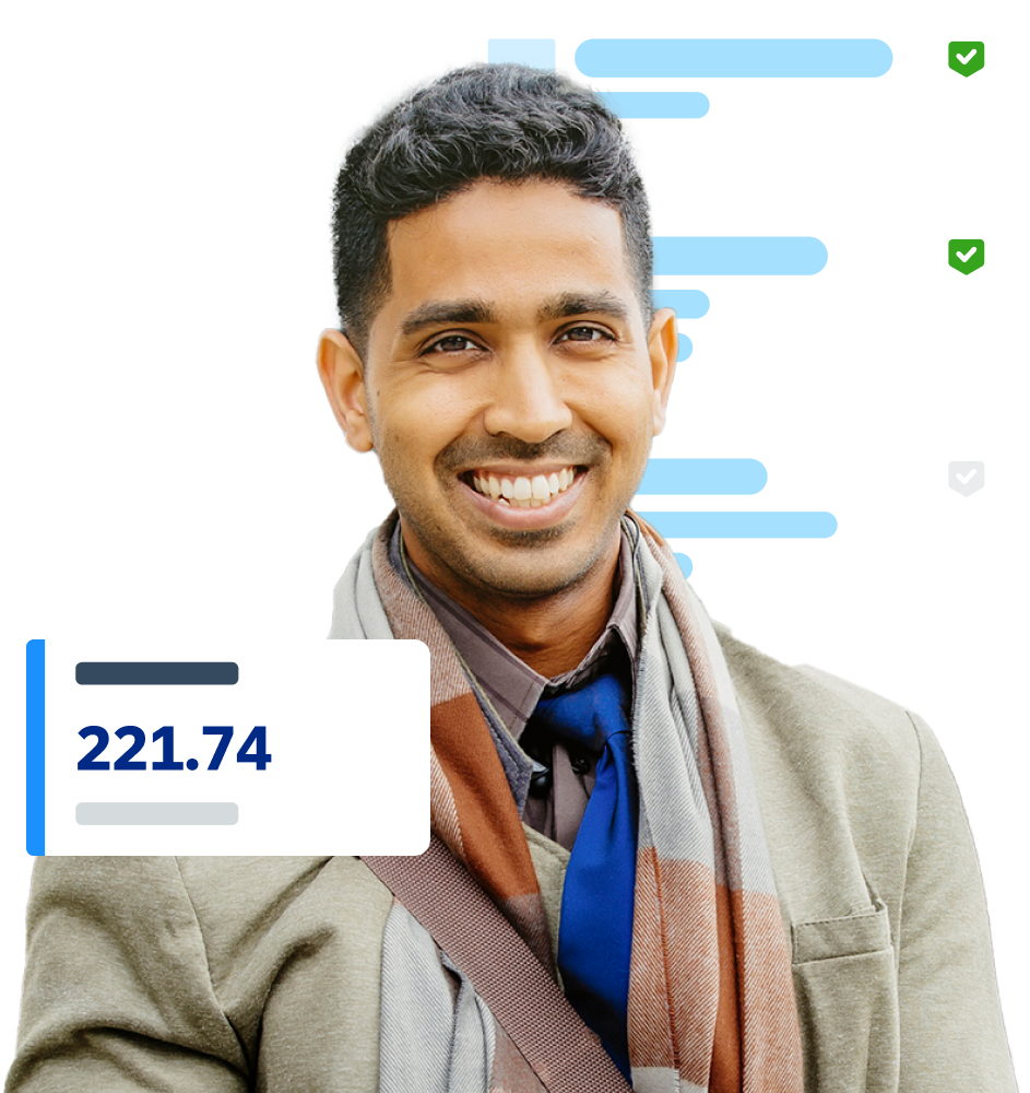 business professional smiling