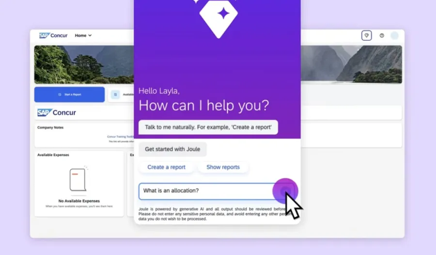 AI in concur