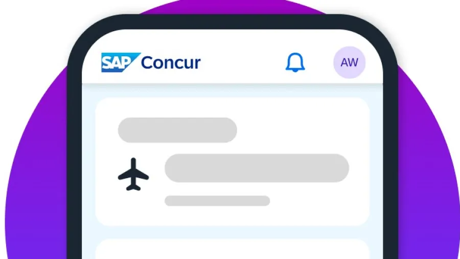 Travel and Expense surrounded by a shroud of AI