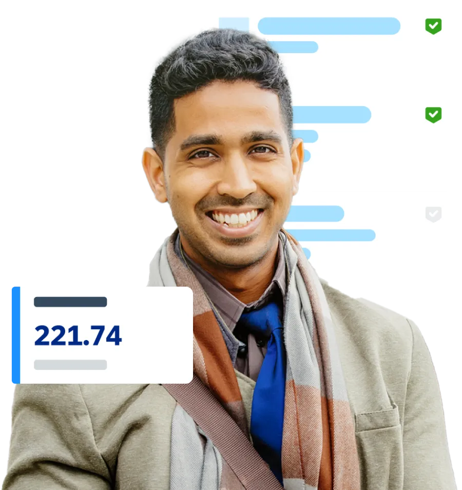 business professional smiling