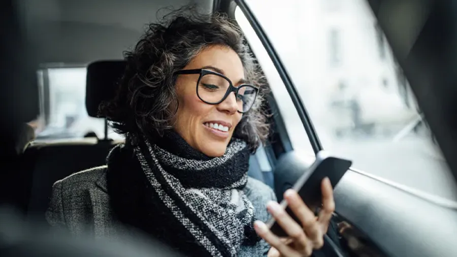 woman on phone