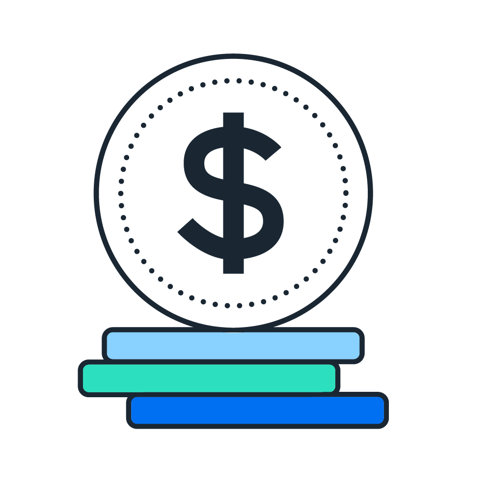 graphic representing money