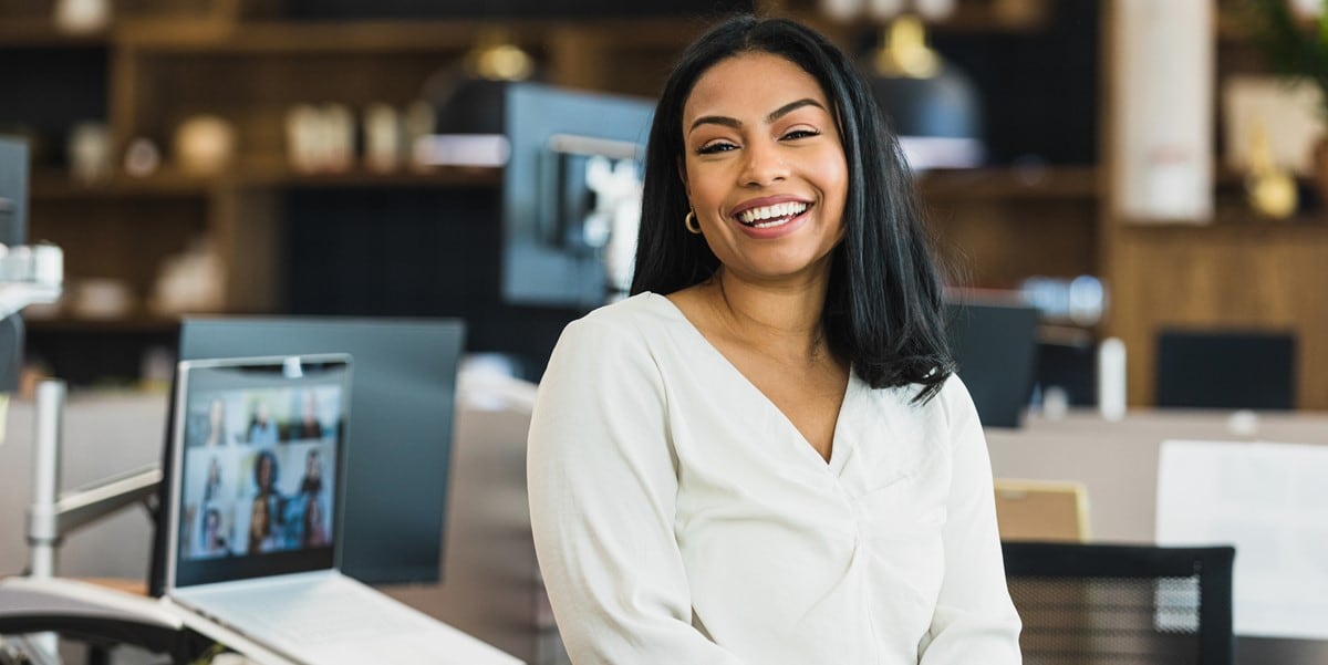 woman in office