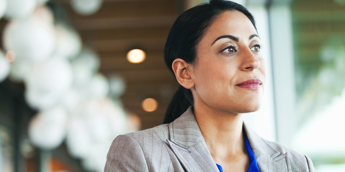 business woman in office