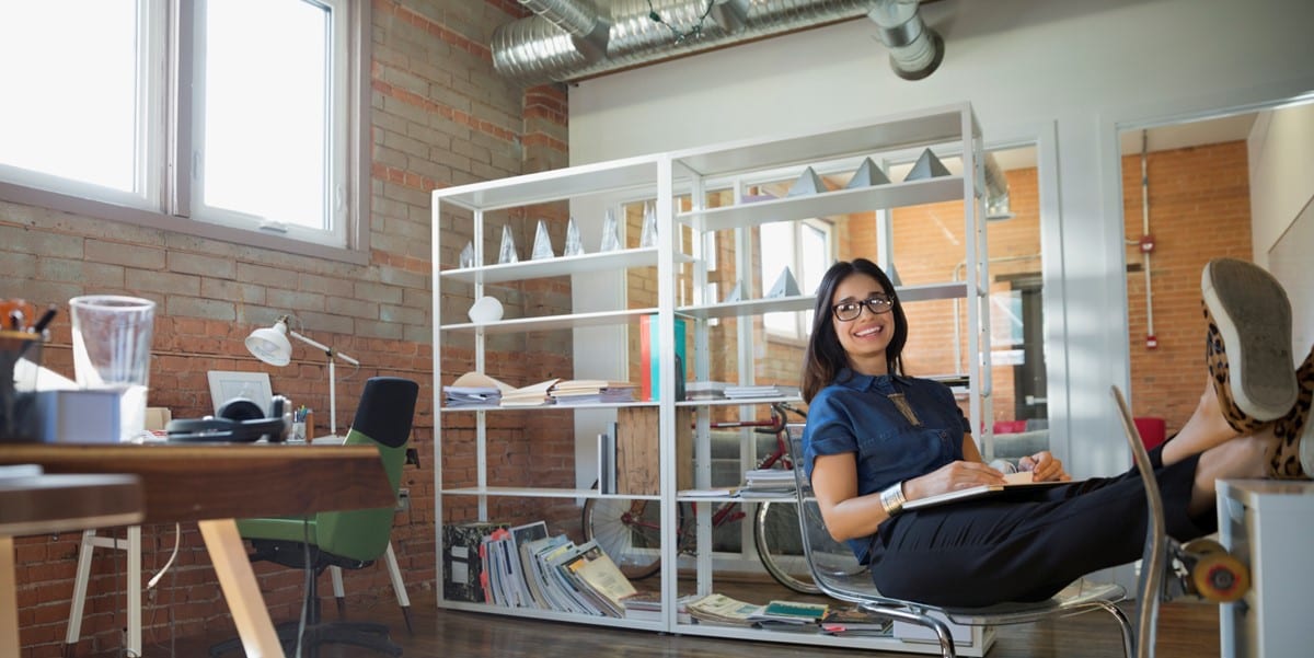 woman in office